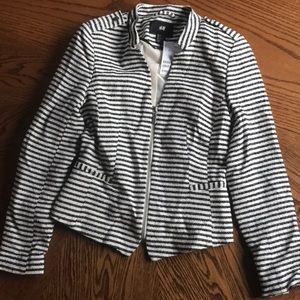 H&M size 2 black and white jacket